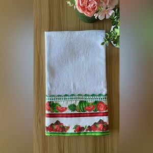 Fruit Fun - Handmade tea towel (100% Cotton)